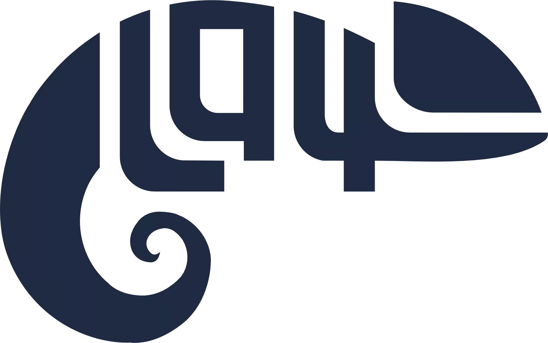 logotipo da L94 em azul escuro